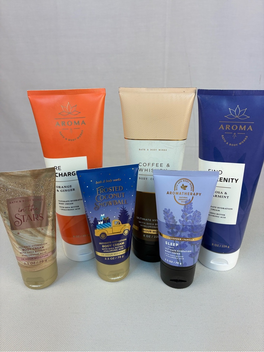 NEW Set of 6 Bath & Body Works Body Creams